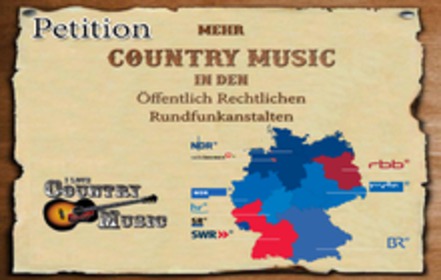 Dilekçenin resmi:Wir fordern mehr Country Musik in den öffentlich rechtlichen Radiosendern