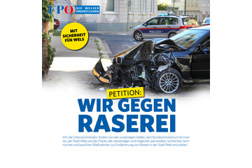 Bild der Petition Gegen Raserei im Welser Stadtgebiet!