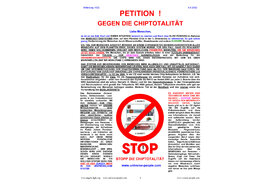 Afbeelding van de petitie: ✝️ Wir Lassen Uns Nicht Mit Chips Kennzeichnen! ❤️