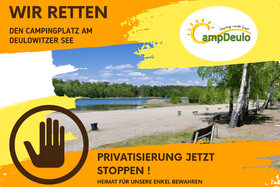 Bild der Petition: Wir retten den Natur Campingplatz am Deulowitzer See - Privatisierung jetzt stoppen!