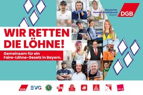 Billede af andragendet:Wir retten die Löhne! – Gemeinsam für ein Faire-Löhne-Gesetz in Bayern.