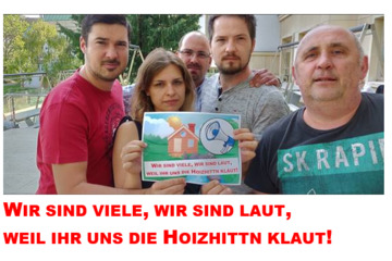 Image of the petition !wir Sind Viele, Wir Sind Laut, Weil Ihr Uns Die Hoizhittn Klaut!