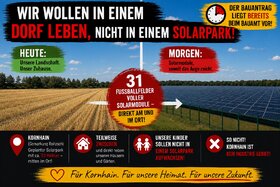 Bild der Petition: Wir wollen nicht in einem Solarpark leben!