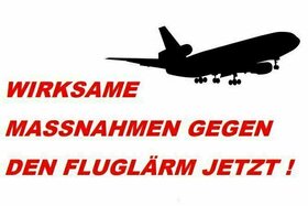Bild på petitionen:Wirksame Massnahmen Gegen Den Fluglärm Jetzt!!