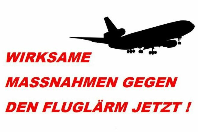 Image of the petition Wirksame Massnahmen gegen den Fluglärm jetzt!