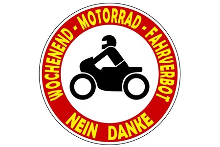 Изображение петиции:Wochenend-Motorrad-Fahrverbote - NEIN DANKE