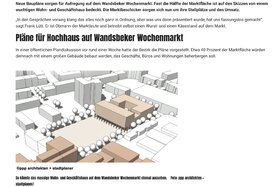 Photo de la pétition :Wochenmarkt Wandsbek 100% retten