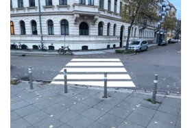 Bild der Petition: ZEBRASTREIFEN - Friedrich-Ebert-Strasse Ecke Gustav-Adolf-Strasse