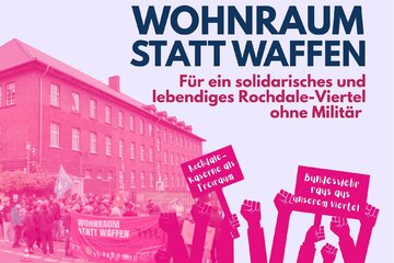 Bild der Petition Zivile Nutzung der Bielefelder Rochdale Kaserne – Wohnraum statt Waffen