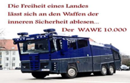Bild der Petition Zivile Nutzung für Wasserwerfer