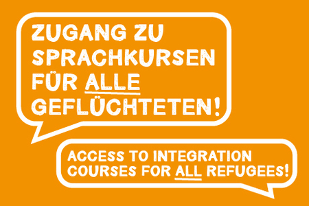Bild der Petition: Zugang zu Sprachkursen für alle Geflüchteten / Access to integration courses for all refugees
