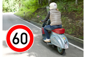 Bilde av begjæringen:Zulässige Höchstgeschwindigkeit für Kleinkrafträder bis 50ccm von 45 auf 60km/h