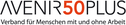 Organizacijos Avenir50plus Schweiz logotipas