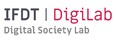 Logo van de organisatie Digital Society Lab, Institute for Philosophy and Social Theory, University of Belgrade