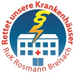 Logo Bürgerinitiative Rettet unser Rosmann-Krankenhaus Breisach - www.ruk-rosmann-breisach.de