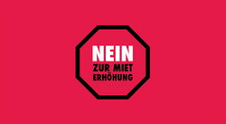 Logo Nein zur Mieterhöhung - Initiative Köln-Stammheim