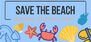 Λογότυπο του οργανισμού Κίνηση Πολιτών Πάρου για Ελεύθερες Παραλίες - Save Paros Beaches
