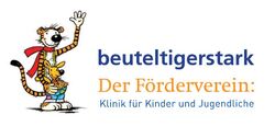 Logo beuteltigerstark - Der Förderverein: Klinik für Kinder und Jugendliche