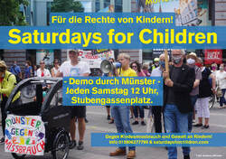 Logotip Saturdays for Children & SAW Sexually Abused Worldwide