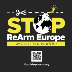 Logo Stop Rearm Europe