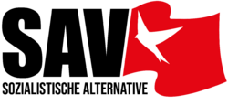 Logotipas Sozialistische Alternative - SAV