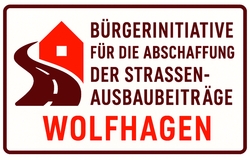 Logo Bürgerinitiative für die Abschaffung der Straßenausbaubeiträge in Wolfhagen