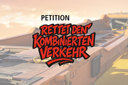 Logo Initiative "Rettet den Kombinierten Verkehr" getragen von Kombiverkehr KG, Hupac SA & TX Logistik AG