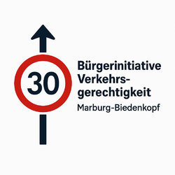 Logo Bürgerinitiative Tempo 30 Marburg-Biedenkopf