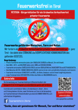 Logo Bürgerinitiative - Feuerwerksfrei im Zillertal/Bezirk Schwaz