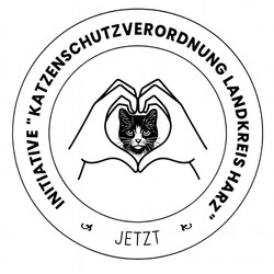 Logo Initiative für eine " Katzenschutzverordnung im Landkreis Harz-Jetzt! "