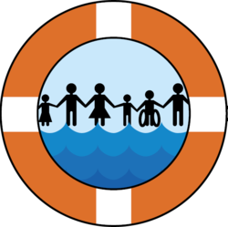 Logotips Rettungskette für Menschenrechte e.V.