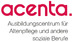 Logo acenta Ausbildung für Altenpflege und andere soziale Berufe