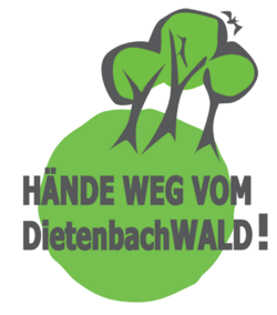 Logo Aktionsbündnis "Hände weg vom Dietenbachwald!"