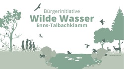 Λογότυπο Bürgerinitiative " Wilde Wasser Enns-Talbachklamm"