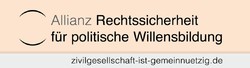 Logo Allianz Rechtssicherheit für politische Willensbildung