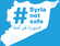 Organizācijas #SyriaNotSafe logotips